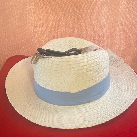 Time and Tru White and Blue Women's Hat - Picture 1 of 5